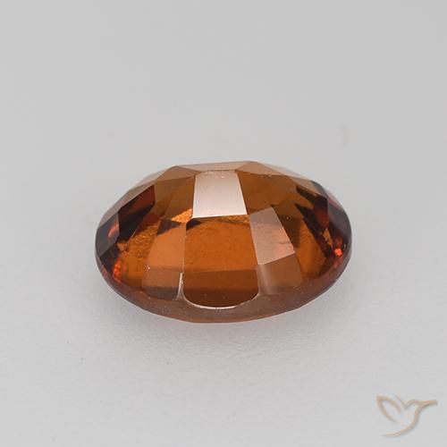 granate hessonita Ámbar naranja natural de 1.83 ct, Ovalada, VVS-VS