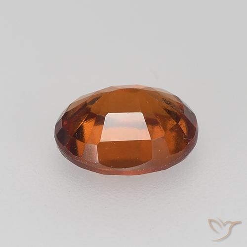 granate hessonita Ámbar naranja natural de 1.86 ct, Ovalada, VVS-VS