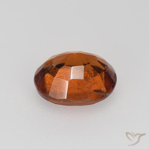 granate hessonita Naranja oscuro natural de 1.90 ct, Ovalada, VS-SI