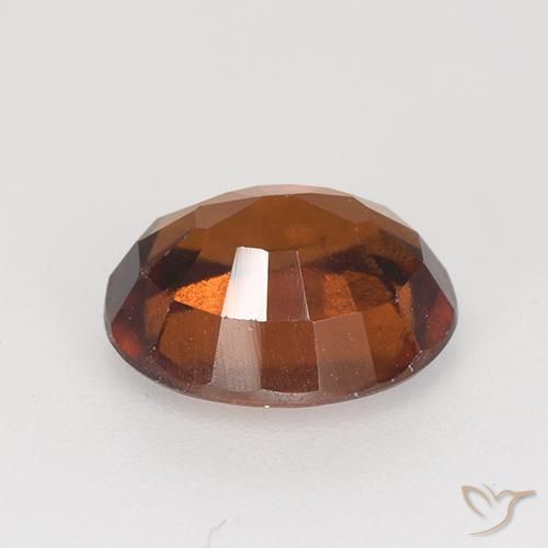 granate hessonita Naranja rojizo natural de 2.87 ct, Ovalada, VS