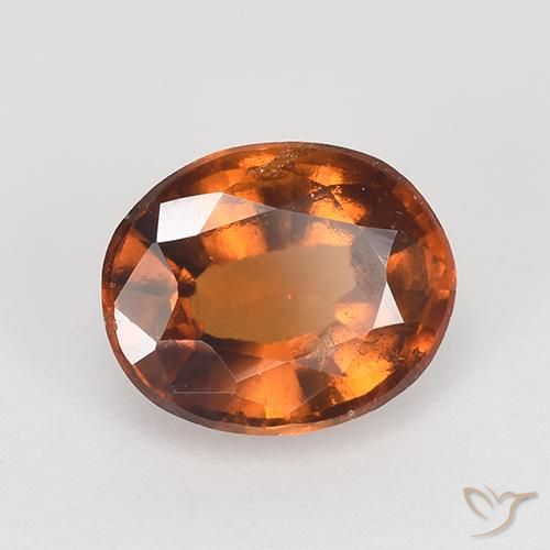 granate hessonita Naranja rojizo natural de 2.09 ct, Ovalada, VS-SI