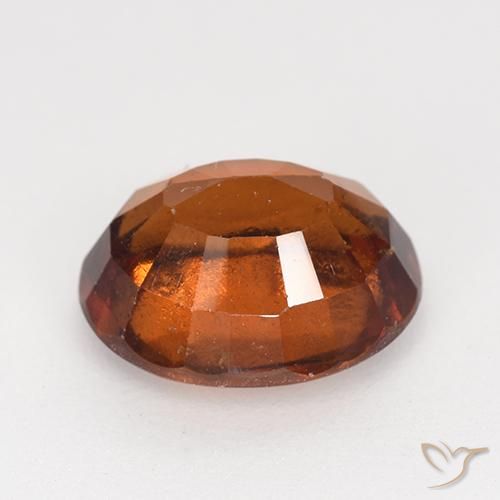 granate hessonita Ámbar naranja natural de 2.60 ct, Ovalada, VS-SI