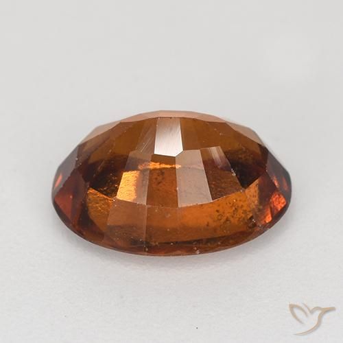 granate hessonita Naranja oscuro natural de 2.37 ct, Ovalada, VS-SI