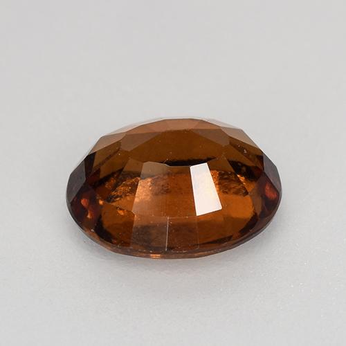 Granate hessonita naranja natural de 1,54 ct, corte óvalo, VS-SI