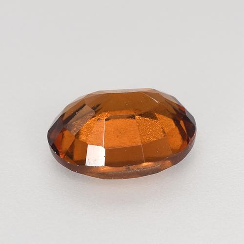Granate hessonita naranja natural de 1,50 ct, corte óvalo, VS