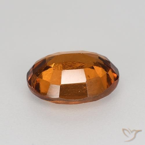granate hessonita Ámbar naranja natural de 1.68 ct, Ovalada, VS