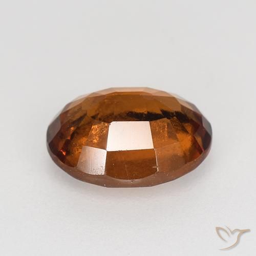 granate hessonita Naranja medio natural de 1.63 ct, Ovalada, VS