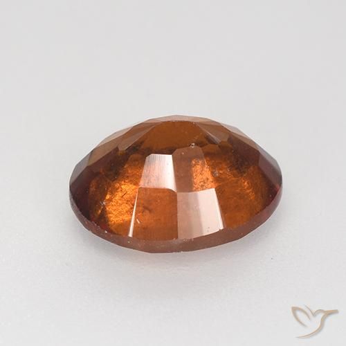 granate hessonita Naranja oscuro natural de 2.50 ct, Ovalada, VS