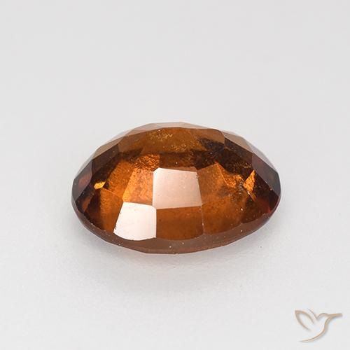 granate hessonita Ámbar naranja natural de 2.08 ct, Ovalada, VS-SI