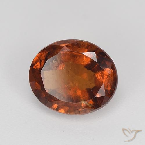 granate hessonita Naranja rojizo natural de 2.03 ct, Ovalada, VS-SI