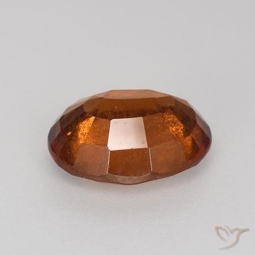 granate hessonita Naranja rojizo natural de 2.37 ct, Ovalada, VS-SI