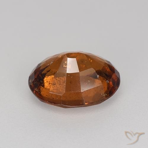 granate hessonita Ámbar naranja natural de 2.07 ct, Ovalada, VS-SI