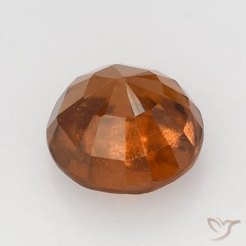 granate hessonita Naranja medio natural de 2.24 ct, Redondo, VS
