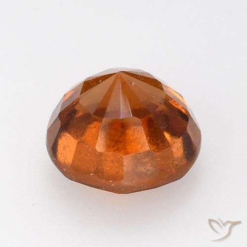 granate hessonita Naranja medio natural de 2.71 ct, Redondo, VS