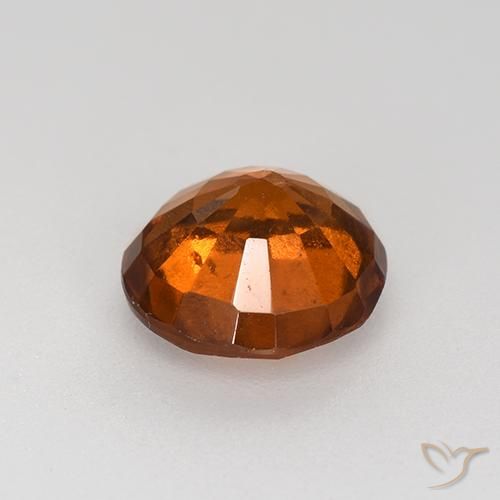 granate hessonita Ámbar naranja natural de 2.10 ct, Redondo, VS-SI