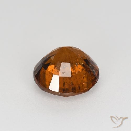 granate hessonita Naranja rojizo natural de 1.76 ct, Redondo, VS-SI