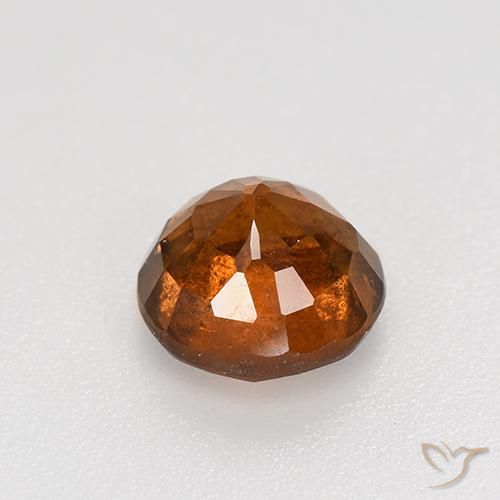 granate hessonita Naranja rojizo natural de 1.83 ct, Redondo, VS-SI