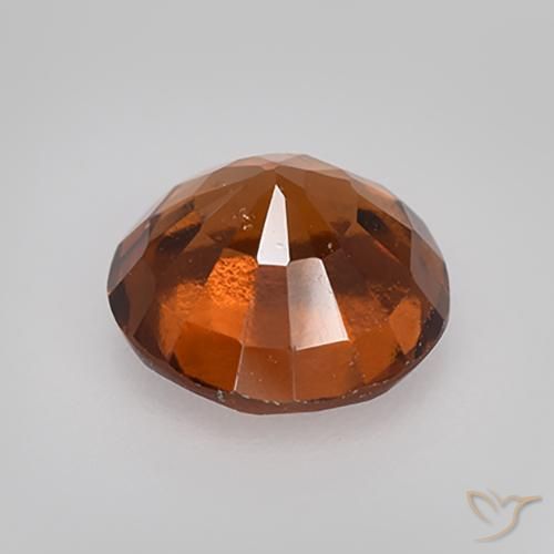 granate hessonita Naranja oscuro natural de 2.06 ct, Redondo, VS