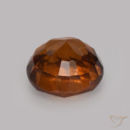 granate hessonita Naranja oscuro natural de 2.03 ct, Redondo, VS-SI