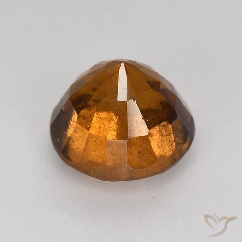 granate hessonita Naranja oscuro natural de 1.79 ct, Redondo, VS