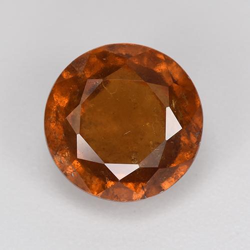 granate hessonita Naranja medio natural de 2.71 ct, Corte Redondo, VS-SI