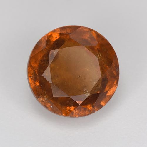 granate hessonita Naranja medio natural de 2.71 ct, Corte Redondo, VS-SI