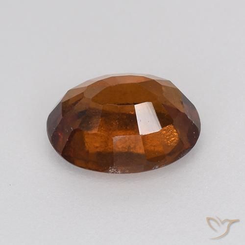 granate hessonita Ámbar naranja natural de 1.40 ct, Ovalada, VS
