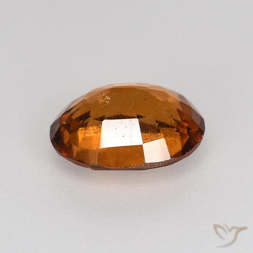 granate hessonita Ámbar naranja natural de 1.65 ct, Ovalada, VS-SI