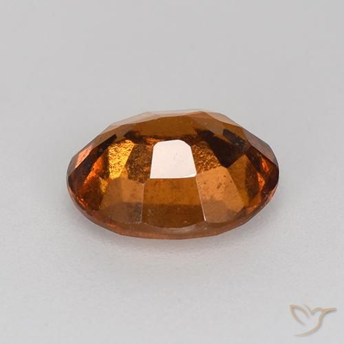 granate hessonita Naranja oscuro medio natural de 1.70 ct, Ovalada, VS-SI