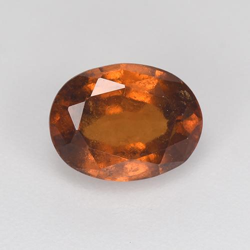 granate hessonita Ámbar naranja natural de 1.65 ct, Corte Óvalo, VS-SI
