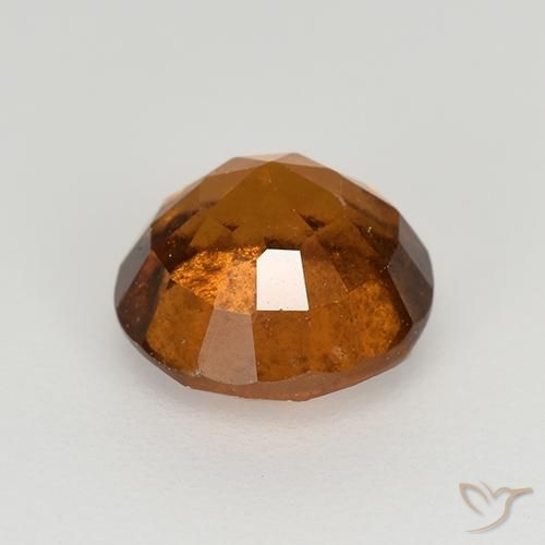 granate hessonita Naranja oscuro natural de 2.00 ct, Redondo, VS-SI