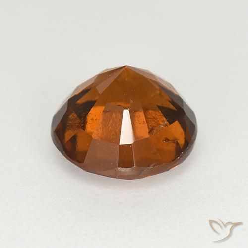 granate hessonita Naranja oscuro natural de 1.89 ct, Redondo, VS