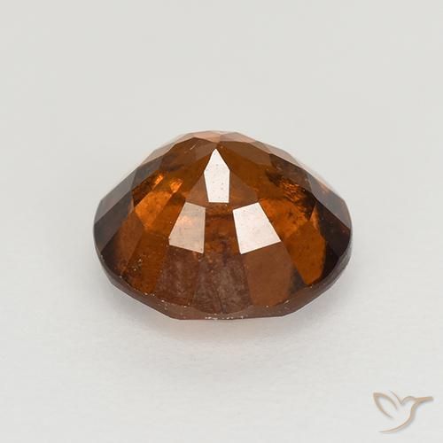 granate hessonita Naranja oscuro natural de 1.93 ct, Redondo, VS