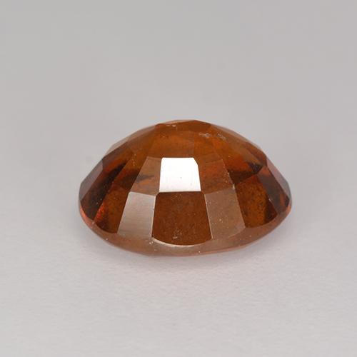 Granate hessonita naranja natural de 2,33 ct, corte óvalo, VS