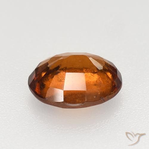 granate hessonita Naranja oscuro natural de 2.47 ct, Ovalada, VS-SI