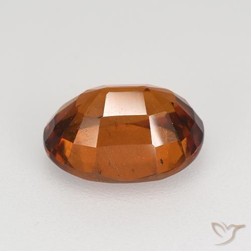 granate hessonita Naranja medio natural de 2.80 ct, Ovalada, VS