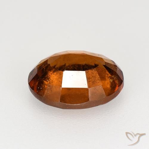 granate hessonita Naranja rojizo natural de 2.59 ct, Ovalada, VS-SI