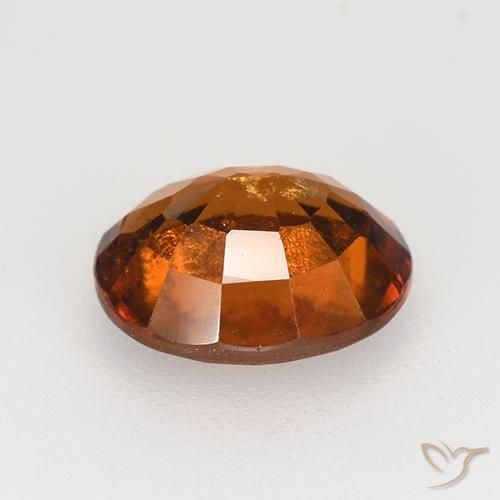 granate hessonita Ámbar naranja natural de 2.36 ct, Ovalada, VS-SI