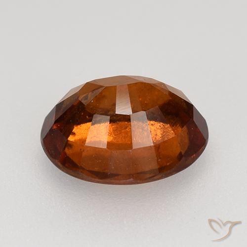 granate hessonita Naranja medio natural de 2.94 ct, Ovalada, VS-SI