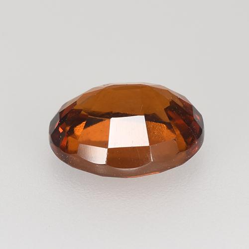 Granate hessonita naranja natural de 2,47 ct, corte óvalo, VVS-VS