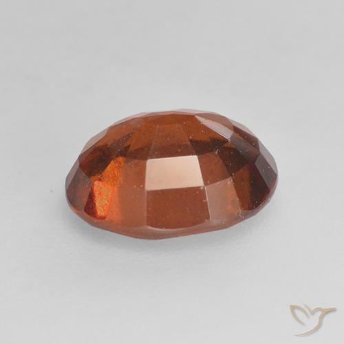 granate hessonita Naranja oscuro medio natural de 1.68 ct, Ovalada, VS-SI