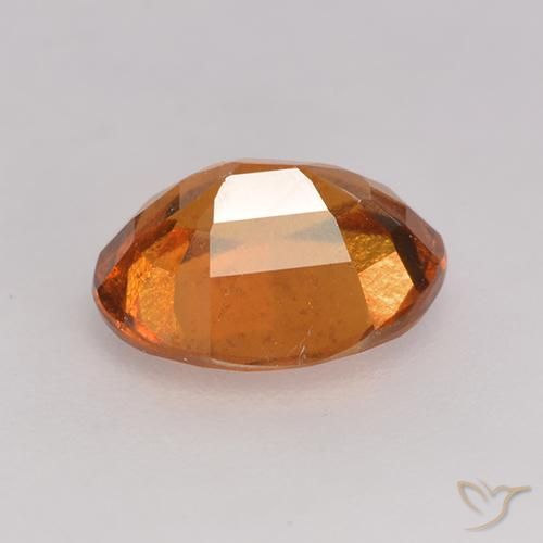 granate hessonita Naranja oscuro medio natural de 1.68 ct, Ovalada, VS-SI