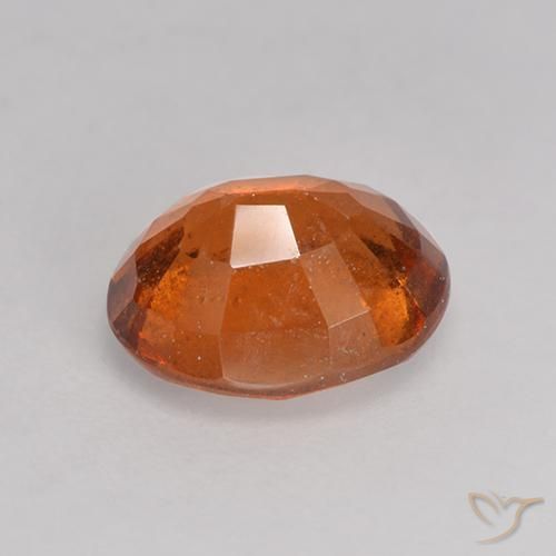 granate hessonita Naranja oscuro natural de 1.79 ct, Ovalada, VS-SI