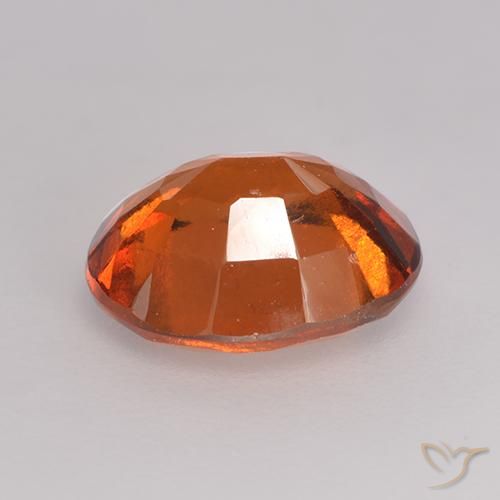 granate hessonita Naranja rojizo natural de 2.15 ct, Ovalada, VS-SI