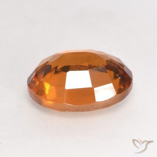 granate hessonita Naranja oscuro natural de 1.89 ct, Ovalada, VS