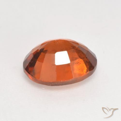 granate hessonita Naranja oscuro medio natural de 2.05 ct, Ovalada, VS