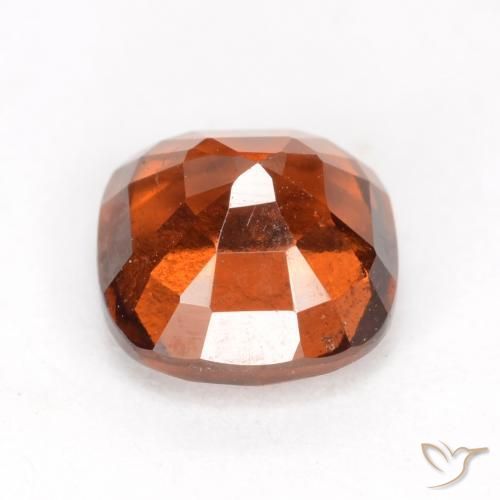 granate hessonita Ámbar naranja natural de 2.08 ct, Forma Cojín, VS