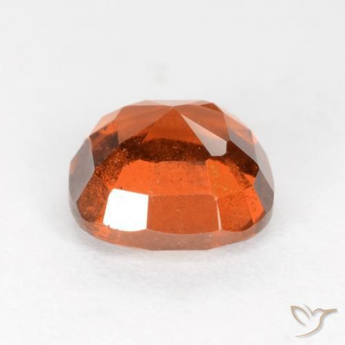 granate hessonita Naranja oscuro natural de 2.02 ct, Forma Cojín, VS