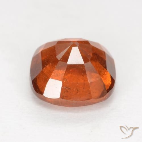 granate hessonita Naranja medio natural de 2.09 ct, Forma Cojín, VS-SI