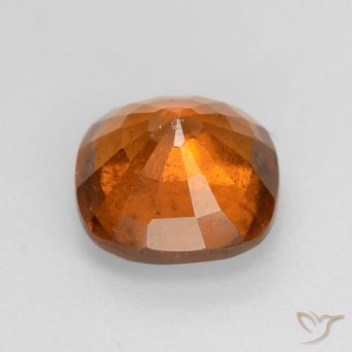 granate hessonita Naranja medio natural de 2.08 ct, Forma Cojín, VS-SI